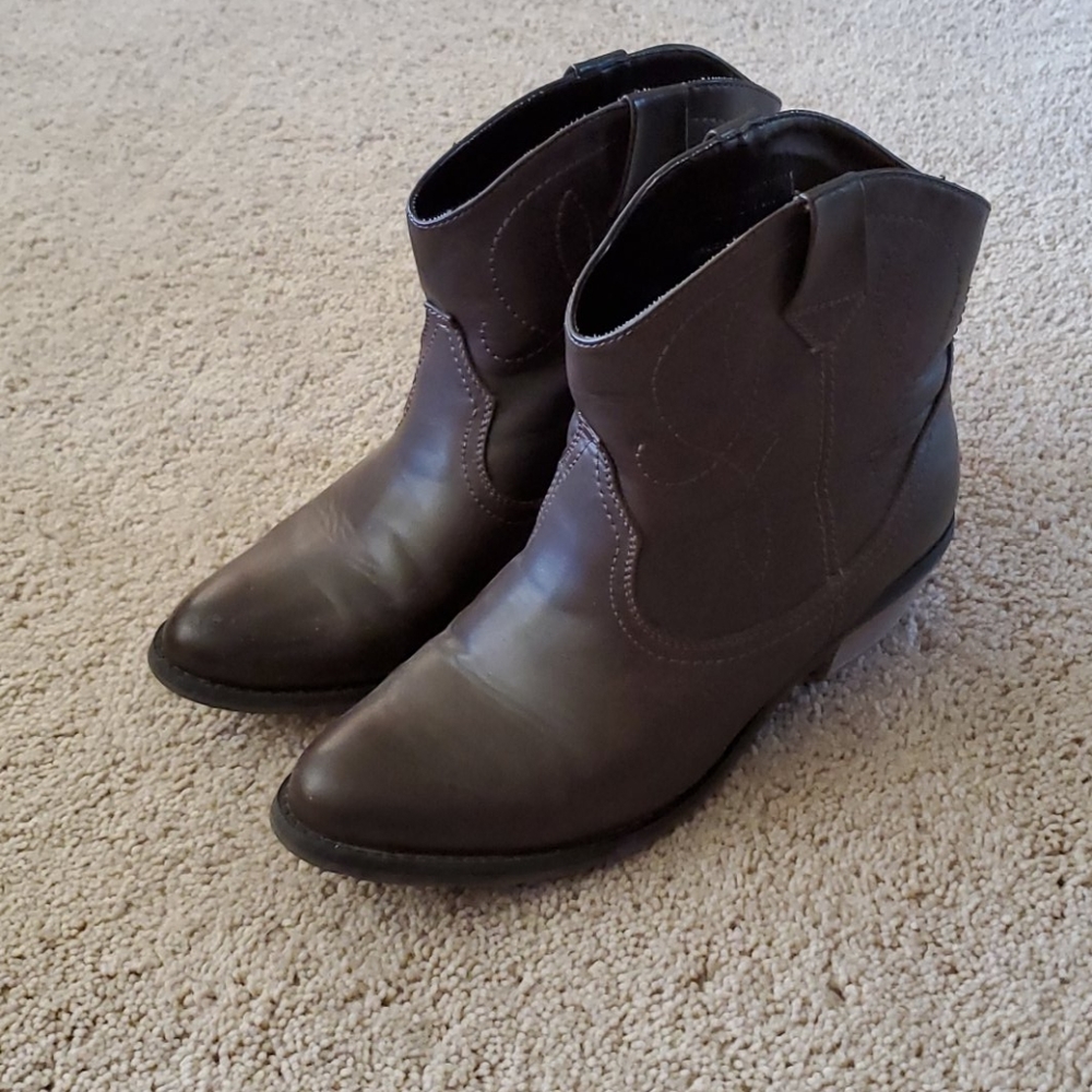 Brown Fashion Cowboy Boots
